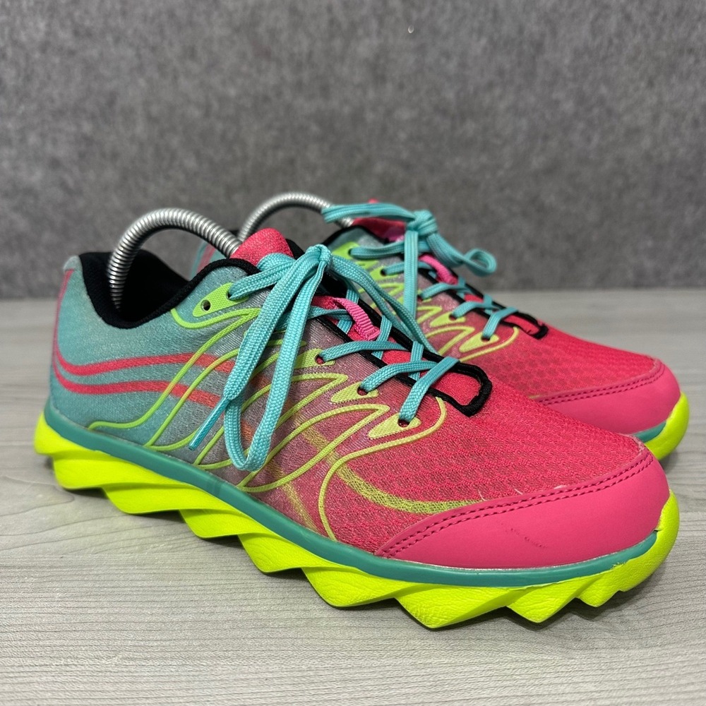 Aleader Womens BladeFoam Running Shoes Hot Pink Teal Neon Yellow Size 9